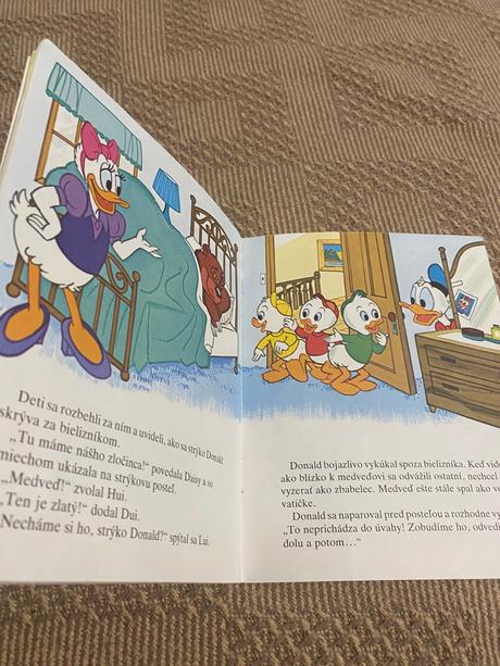 Krásna mini rozprávka walt disney donald duck,