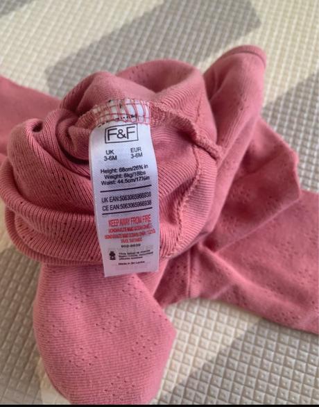 Bavlnené body s dlhým rukávom, f&f,68