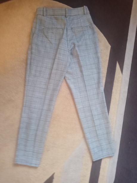 Dámske kockované nohavice, h&m,38