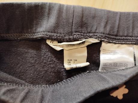 Mierne zateplené legíny, h&m,128