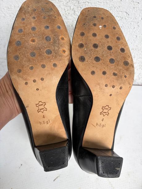 Hogl lodicky topanky na podpatku  velk 37 cierne l, 37