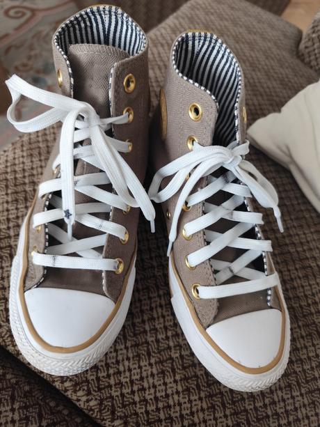 Hnedo -zlaté converse, converse,35