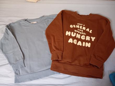 2x mikina, sinsay,128