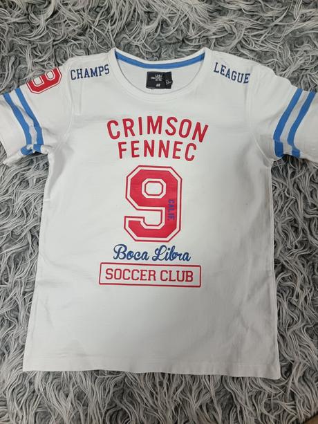 Biele tričko, h&m,122