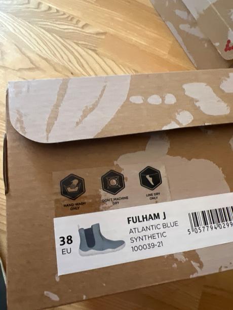 Vivobarefoot fulham j atlantic blue, vivobarefoot,38
