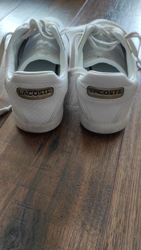 Kožené tenisky lacoste, lacoste,37