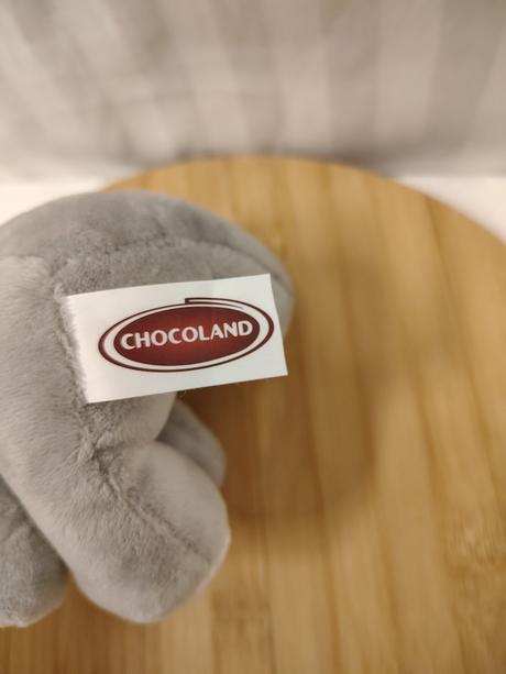 Plyšový sivý slon, chocoland,12 cm, 