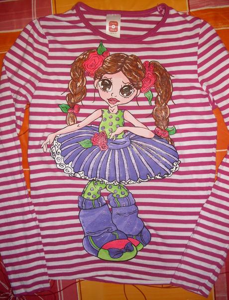 Malovane tričko, 98 - 146