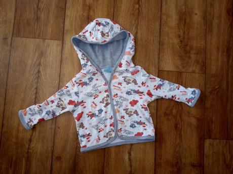 Krasna bavlnena tensia mikina so skreckami 68, 68