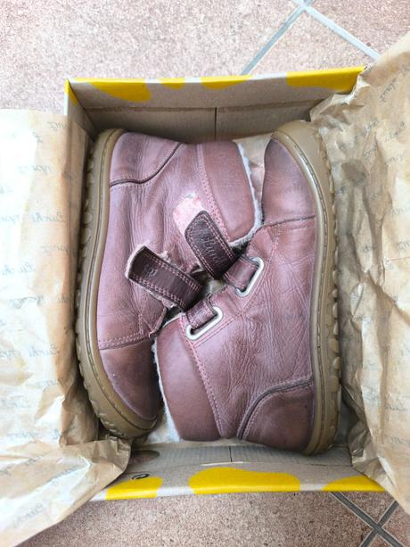 Topánky zimné barefoot lurchi nik amber rose, lurchi,30