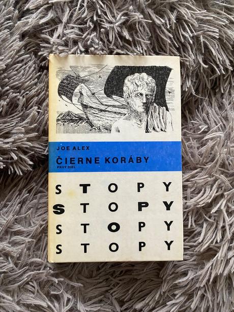 Stará retro kniha čierne koráby prvý diel stopy 84, 