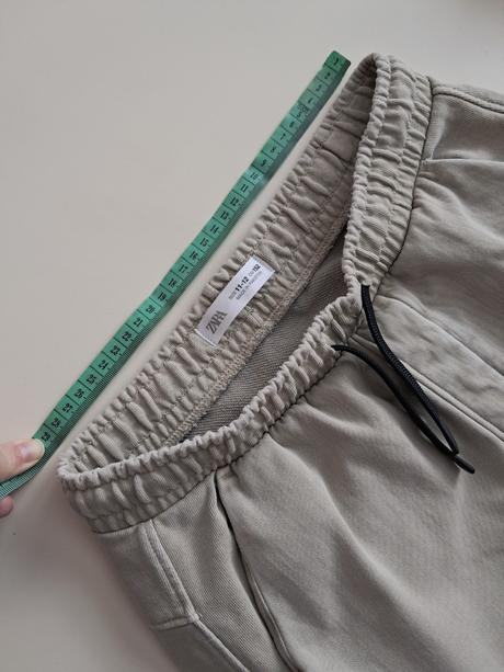 Béžové teplaky so zipsami zara v.152, zara,152