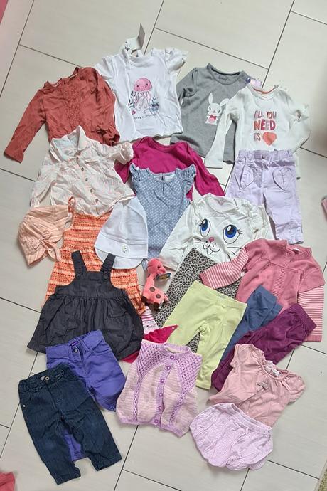 Velky balik pre dievcatko. velkost oblečenia 74-80, 68–80