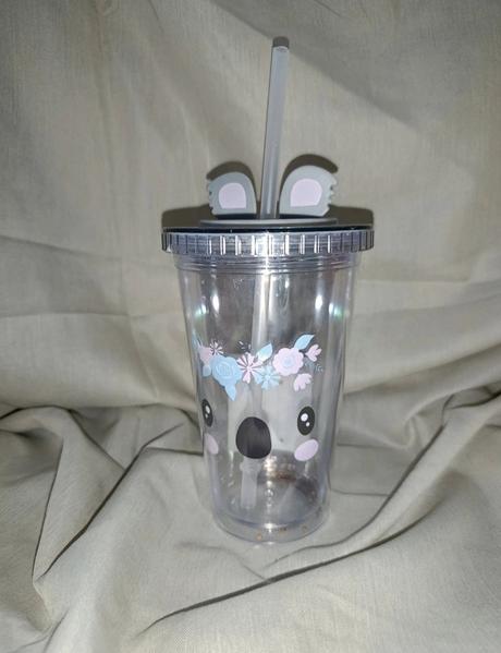 Detský dievčenský pohár so slamkou, 