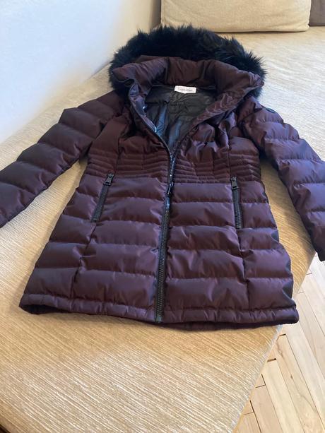 Luxusny paperovy kabat calvin klein, calvin klein,m