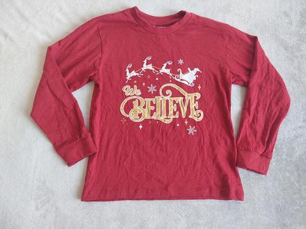 Vianočné tričko we believe veľ.122-128, 122