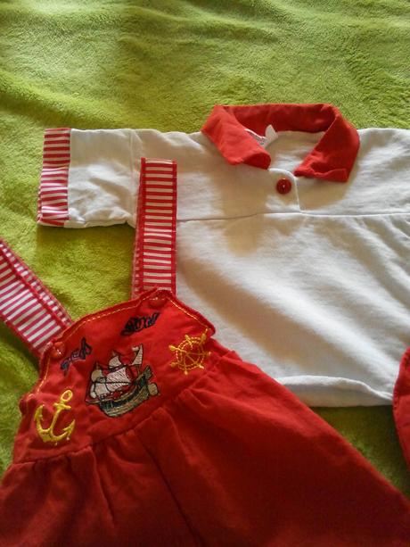 Supravička- šortky +tričko+šiltovka, baby,68