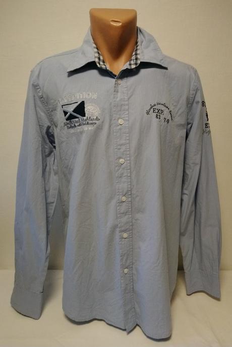 Pánska modrá košeľa, lerros, l