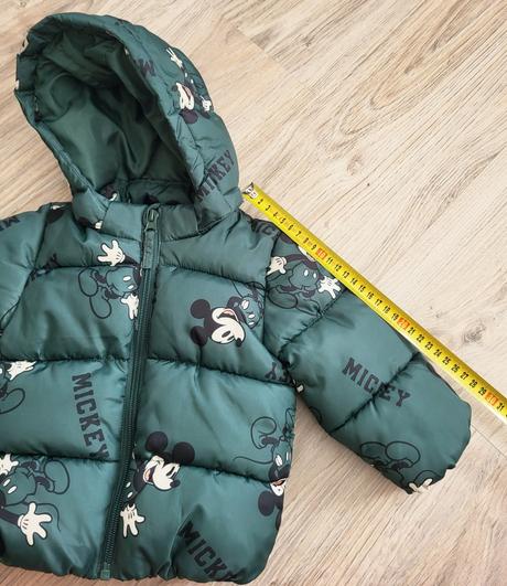 Zimná bunda mickey 74 na 6-9 mesiacov, h&m,74