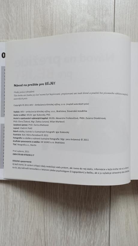Návod na prežitie pre bejby, igor bukovský, 