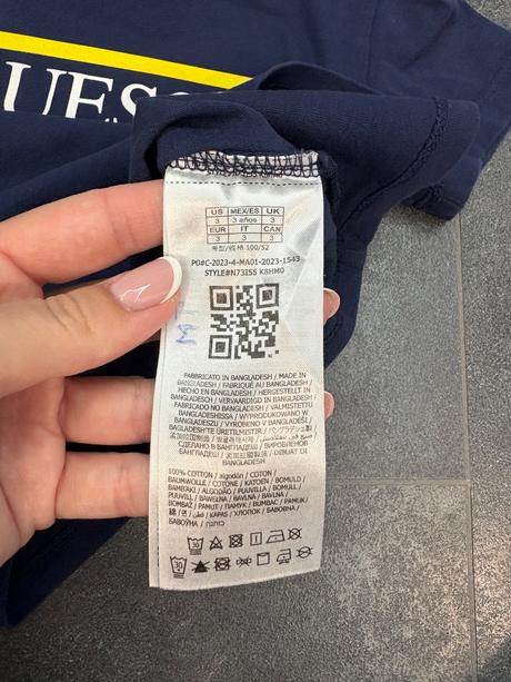 Tričko guess 3 roky a tričko gap 3 roky, guess,98