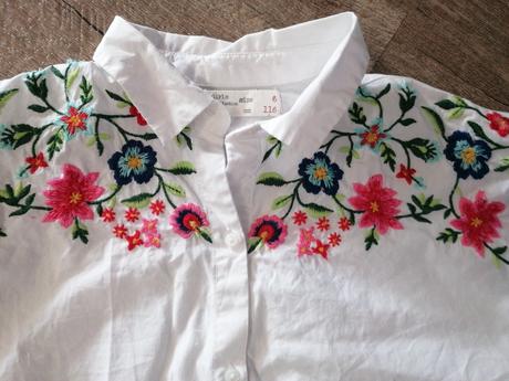 Zara vyšívaná blúzka 116, zara,116