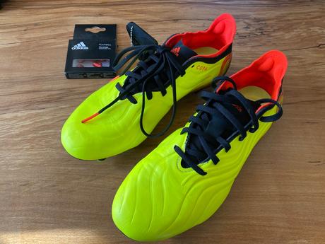 Kopačky kožené adidas copa 40 1/2, 25-25,5cm, adidas,40