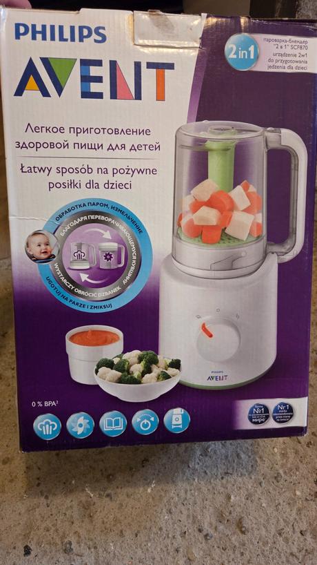 Philips avent parny hrniec & mixer 2v1, avent
