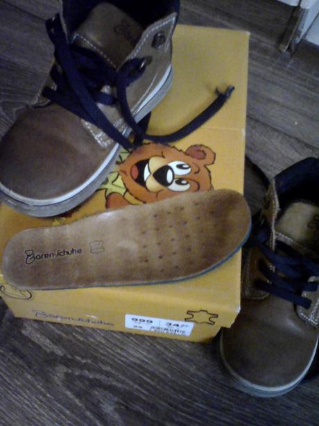 Kožené topánočky, bären-schuhe,25