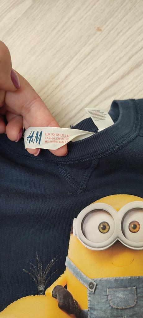 Tenká mikina, h&m,110