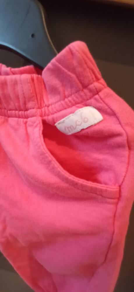 Ružové nohavice pre bábätko 62 (3-6m), 62