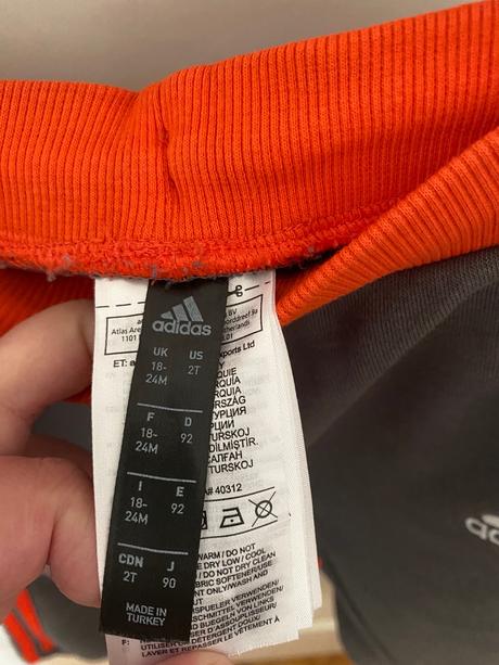 Detské teplaky adidas 18-24m, adidas,92