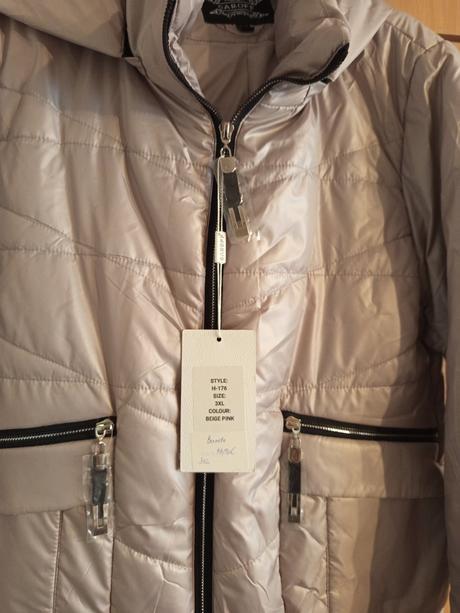 Béžová bunda, xxxl