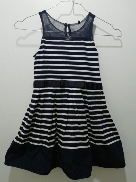 Pásikavé šaty s mašličkou next, next,110