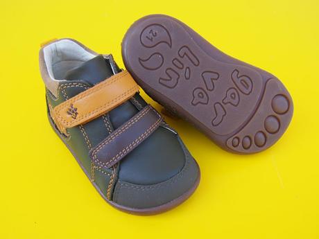 Detské kožené topánky garvalin militare barefoot, 21 - 26