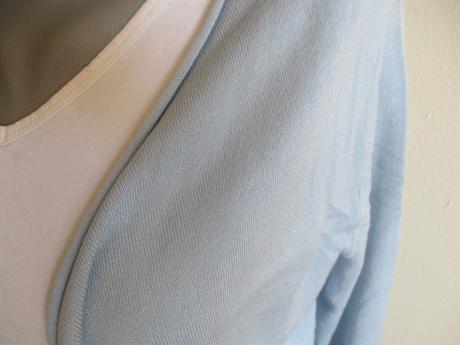 Svetrík svetlo modrý, bonprix,s