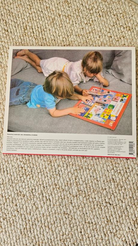 Adventný kalendár leporelo knižky, 