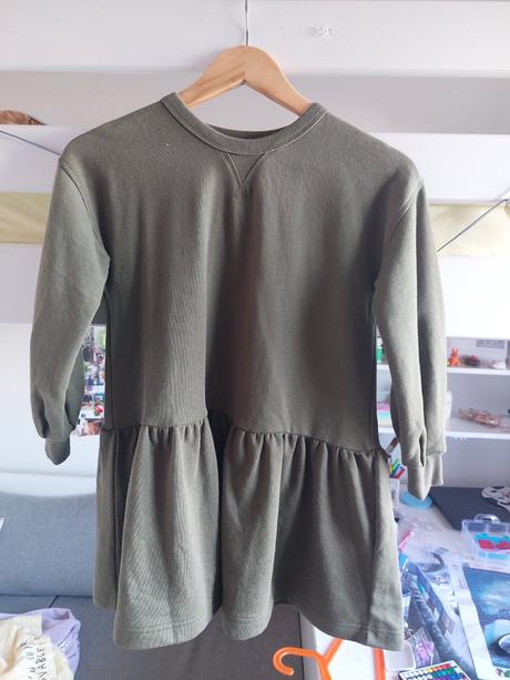 Šaty teplakove, h&m,128