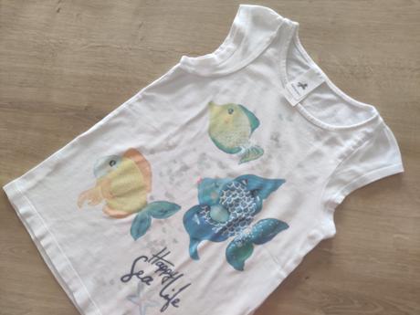 Tričko s rybičkami, palomino,122