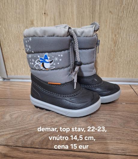 Snehule na predaj, demar,22