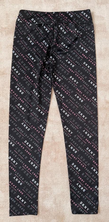 Dkny dievčenské čierne športové legíny, dkny,152