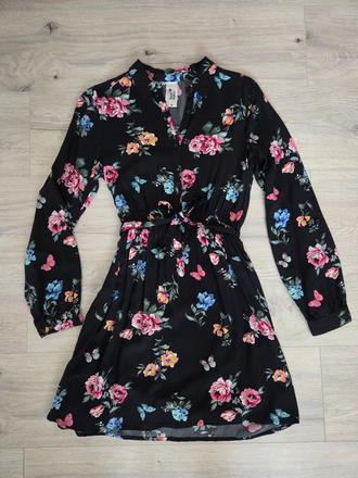 Kvietkované šaty, c&a,158