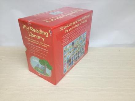 Usborne my second reading library cervena nsp24,