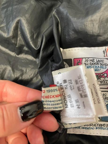 Zimna bunda moncler vel. 128-134, 134