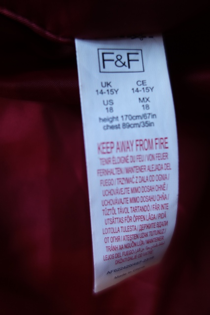 Krásna teplá bunda, f&f,170