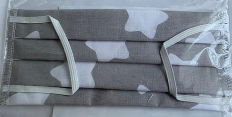 Bavlnené rúško na tvár s gumičkou 1ks,