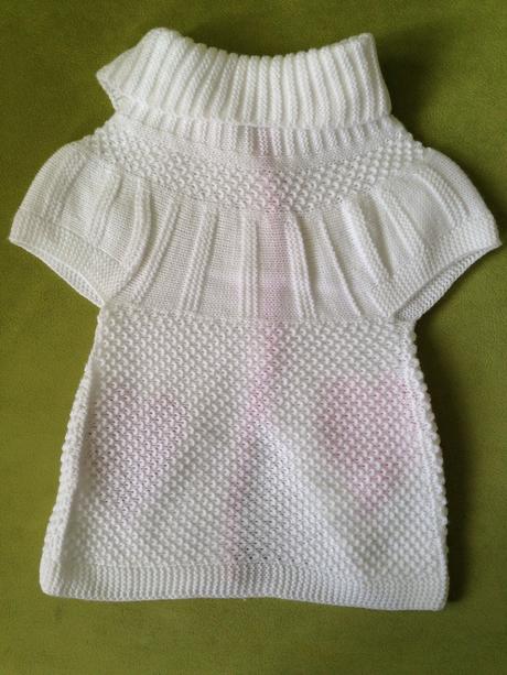 Úpletový svetrík/vestička s krátkym rukávom, 86