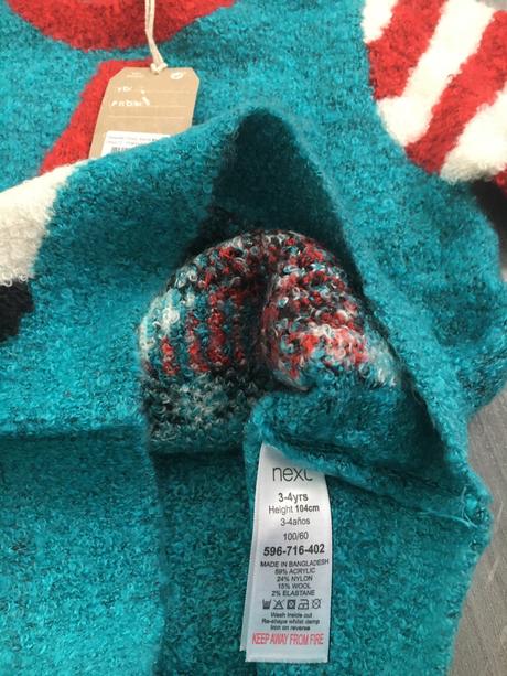 Huňatý, vianočný svetrík, next,104