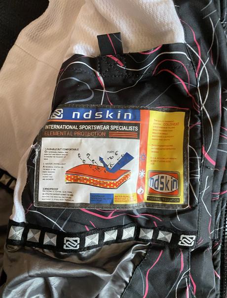Kvalitná teplá lyžiarska bunda ndskin v. s/m, s
