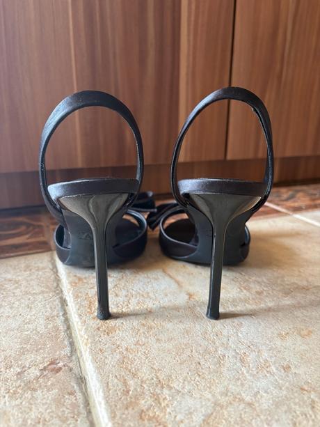 Sandále na opätku - 35, zara,35